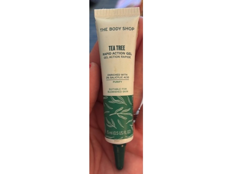 The Body Shop Tea Tree Rapid Action Gel, 2% Salicylic Acid, 0.5 fl oz/15 mL