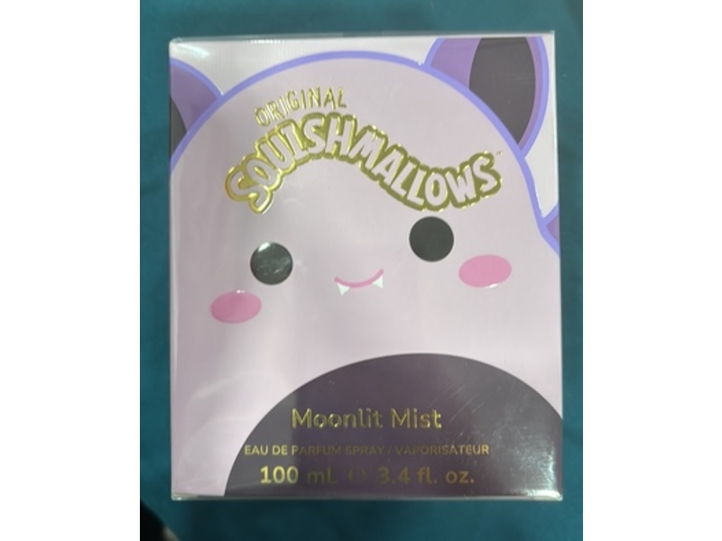 Original Squishmallows Eau De Parfum, Moonlit Mist, 3.4 fl oz/100 mL