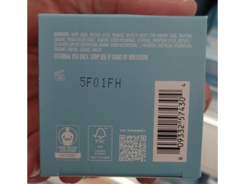 e.l.f. Skin Holy Hydration Gel-Yeah Moisturizer, Allantoin + Squalane & Prickly Pear, 1.7 oz/50 g