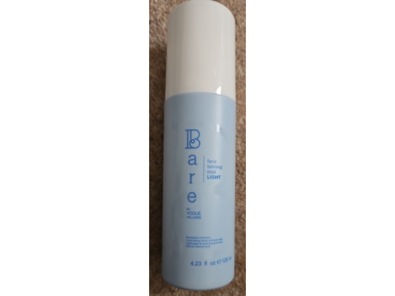 Bare By Vogue Face Tanning Mist, Light, 4.23 fl oz/125 mL