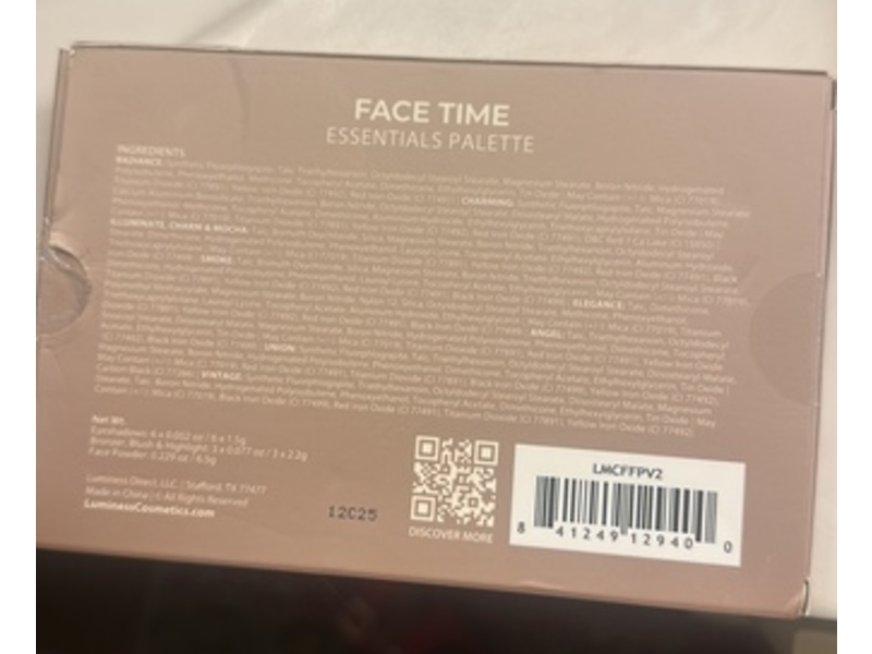 Luminess Essentials Palette, Face Time
