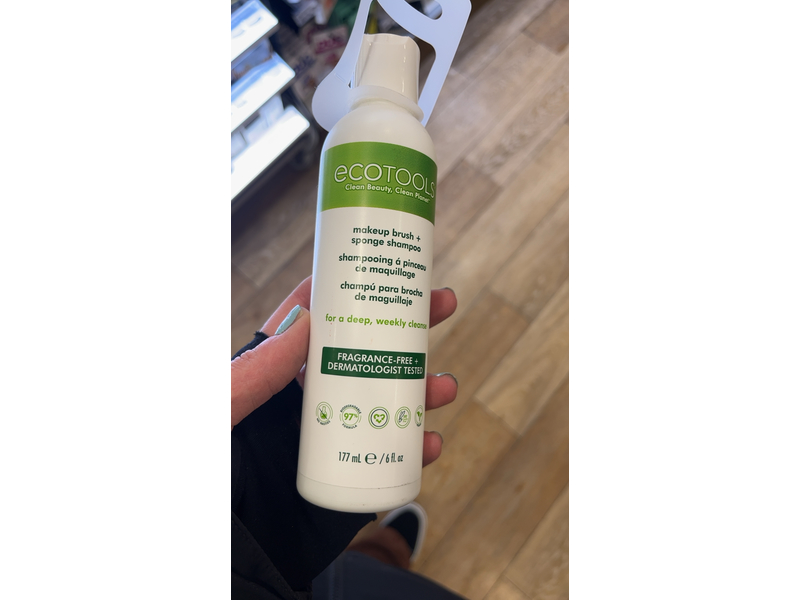 Ecotools Makeup Brush Cleansing Shampoo, 6 Ounce