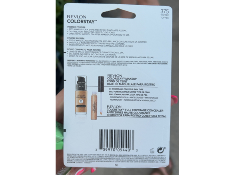 Revlon ColorStay Pressed Powder,375 Toffee, 0.3 oz