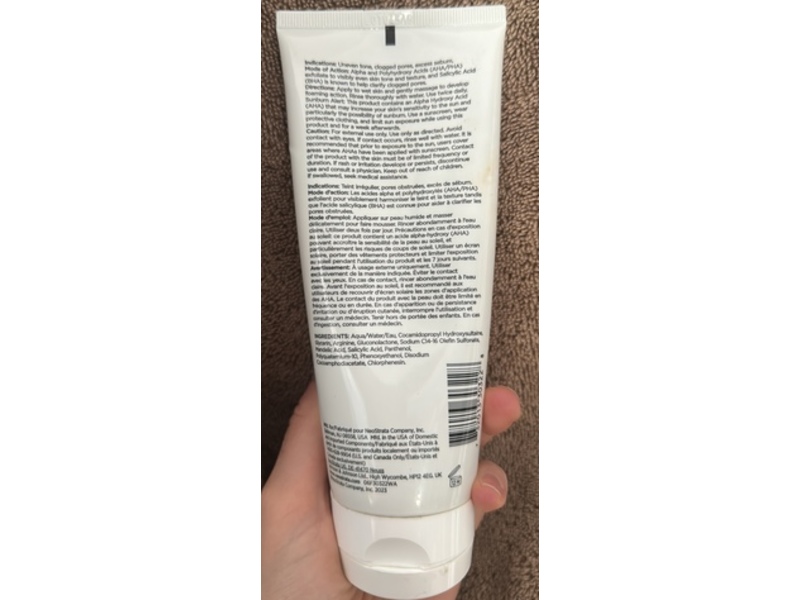 Neostrata Mandelic Clarifying Cleanser Gel Facial Wash, Clarify, 6.8 fl oz/200 mL