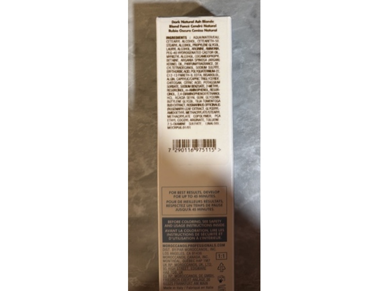 Moroccanoil Color Rhapsody Ultimates Permanent Cream Color, Dark Natural Ash Blonde, 2 oz/60 mL