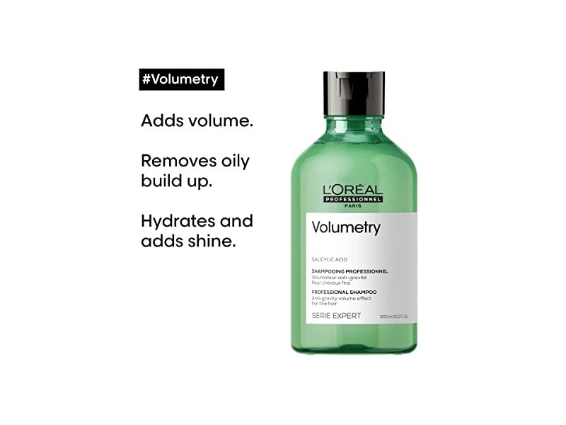 L'Oreal Professionnel Volumetry Volumizing Shampoo For Fine & Thin Hair Types | 10.1 Fl. Oz.