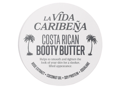 La Vida Caribena Costa Rican Booty Butter, 6.76 fl oz/200 mL