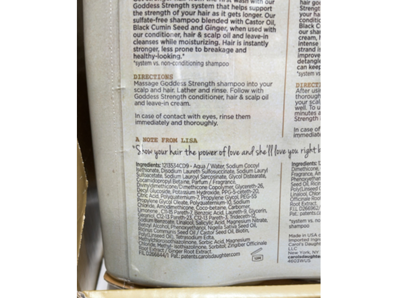 Carol's Daughter Fortifying Shampoo & Conditioner, 28 fl oz/828 mL