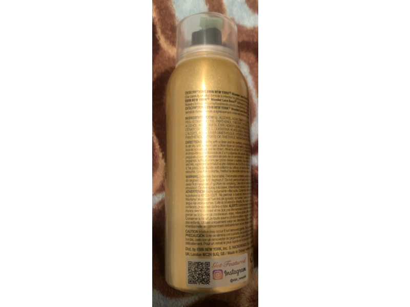 Ebin New York Wonder Lace Bond Adhesive Spray, Sensitive, 2.7 fl oz/ 80 mL