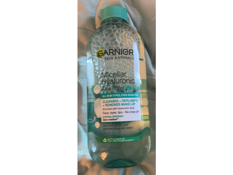 Garnier All In 1 Micellar Water, Hyaluronic Aloe, 400 mL
