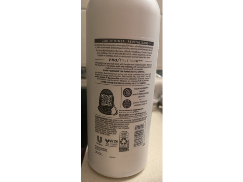 Tresemme Botanique Damage Recovery Conditioner, Avocado Oil Protein, 28 fl oz/828 mL