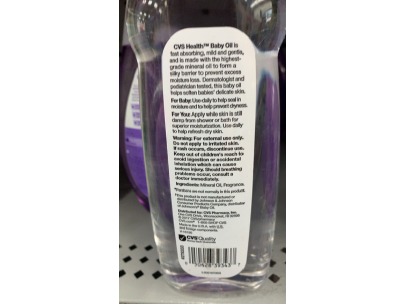 CVS Health Baby Oil, 14 fl oz/414 mL