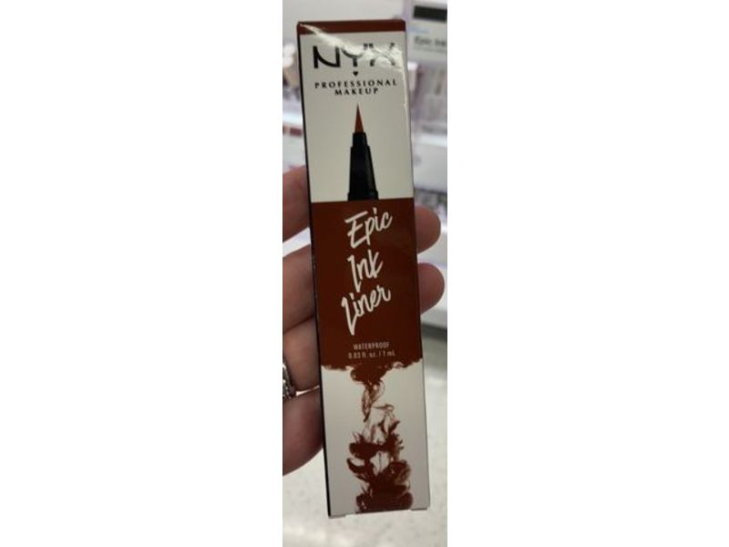 Nyx Professional Makeup Epic Ink Liner, 02 Brown, 0.03 fl oz/1 mL