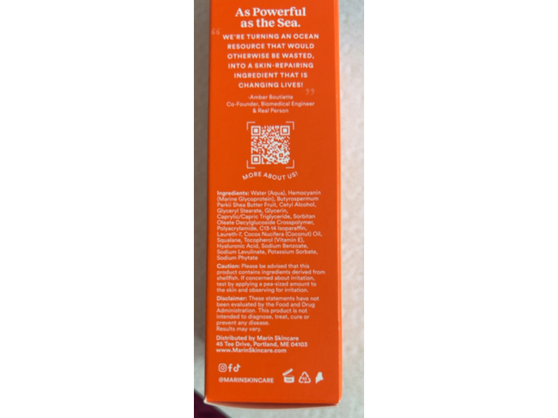 Marin Soothing Hydration Cream, 1.75 oz