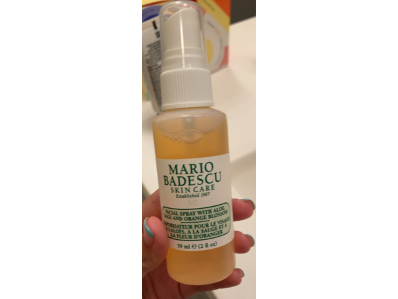 Mario Badescu Skin Care Facial Spray, Aloe, Sage & Orange Blossom, 2 fl oz/59 mL