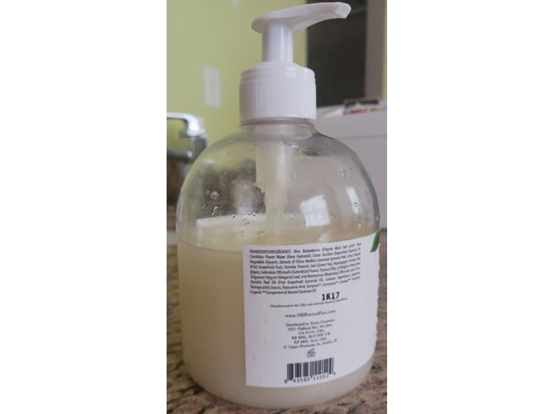 100% Pure Shower Gel, Pink Grapefruit, 16 fl oz/474 mL