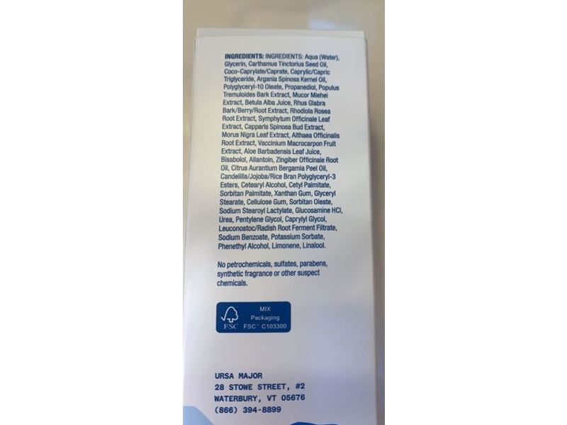 Ursa Major Making Moves Milky Cleanser, Golden Aspen Bark, 3.7 fl oz/100 mL