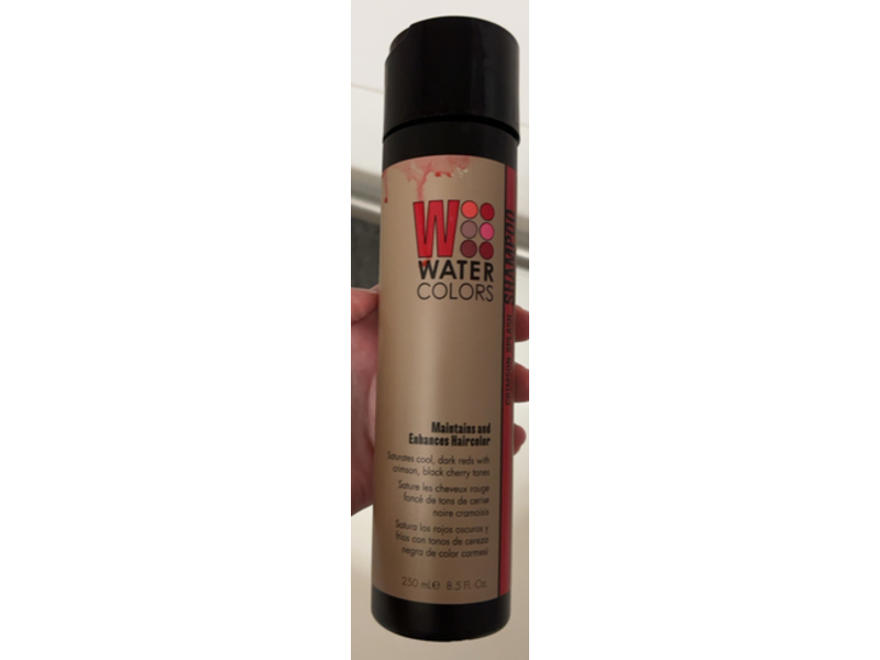 Tressa Water Colors Shampoo, Crimson Splash, 8.5 fl oz/250 mL