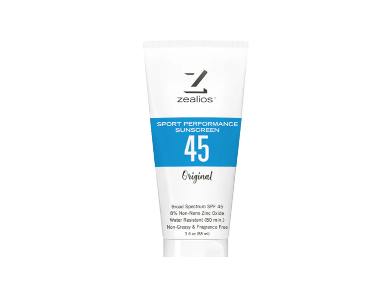 Zealios Sport Performance Sun Barrier, SPF 45 , 3 fl oz/88 mL