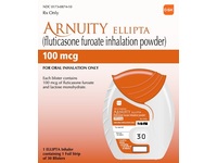 Arnuity Ellipta (fluticasone furoate inhalation powder) 100 mcg, 30 Blisters, GlaxoSmithKline (Rx) - Image 2