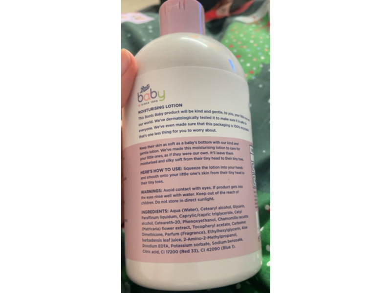 Boots Baby Moisturising Lotion, 500 mL/16.9 fl oz