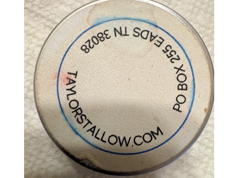 Taylor’s Tallow Whipped Unscented Balm, 2 oz