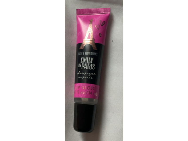 Bath & Body Works Lip Gloss, Champagne in Paris, 0.47 fl oz/14 mL