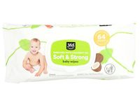365 by Whole Foods Market Soft & Strong Disposable Baby Wipes, Coconut Oil, 64 Count - thumbnail 1