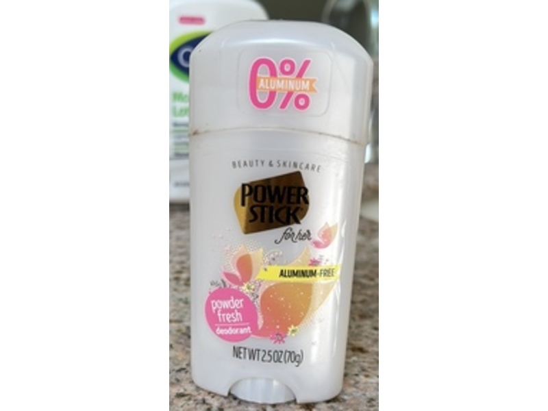 Power Stick Deodorant, Powder Fresh, 2.5 oz/70 g
