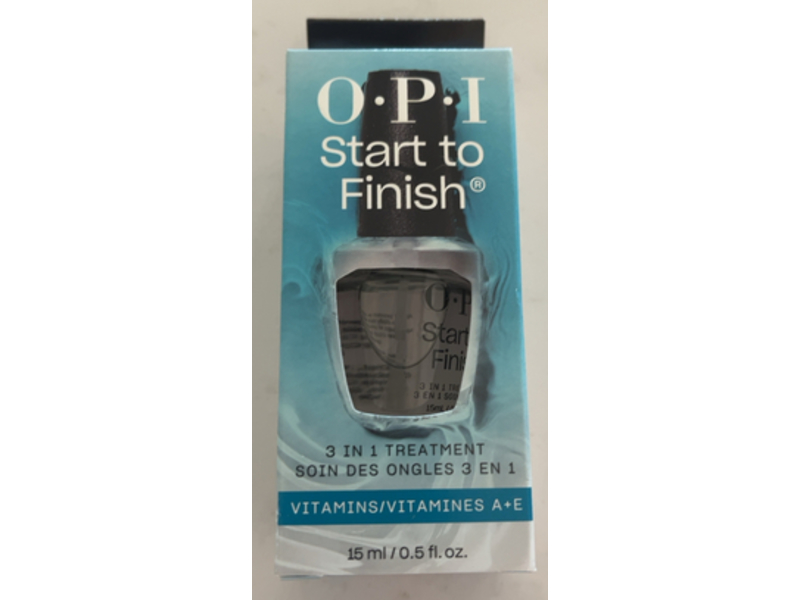 O.P.I Start To Finish 3-In-1 Treatment, 0.5 fl oz/15 mL
