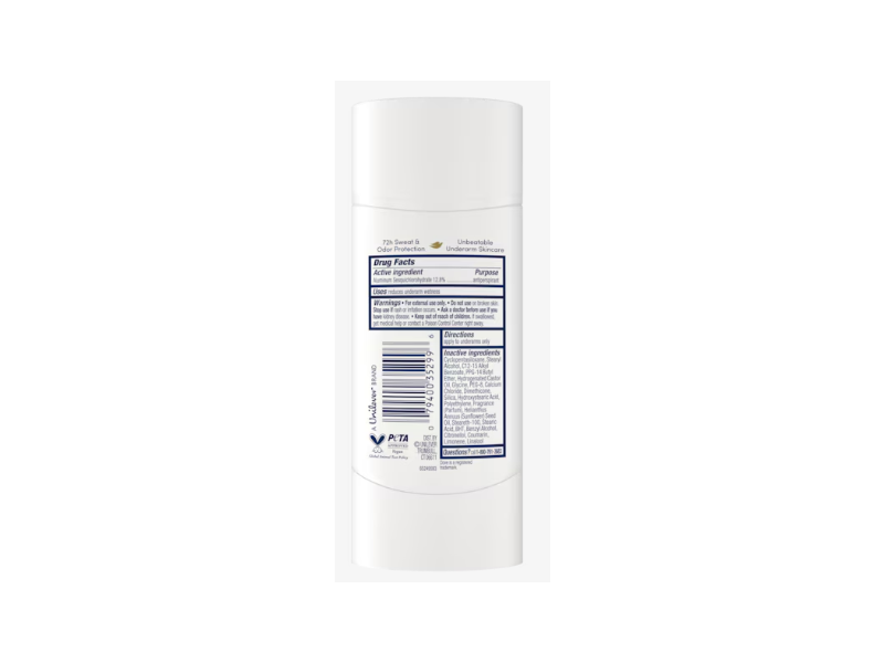 Dove Advanced Care Antiperspirant, Revive, 2.6 oz/74 g, Pack Of 4