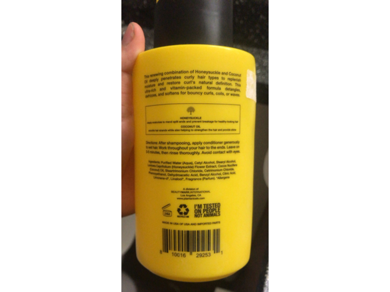 Plantanicals Renewing Conditioner, Honeysuckle + Coconut Oil, 15.2 fl oz/450 mL