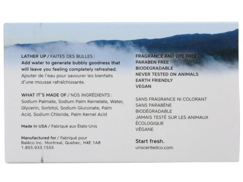 The Unscented Company Soap Bar, 4.2 oz/120 g