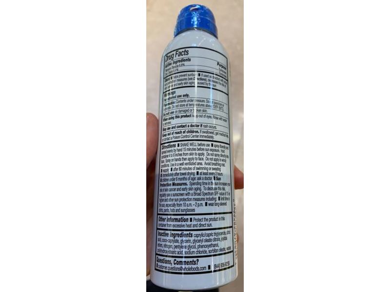 365 Whole Foods Market Mineral Sport Sunscreen Spray, SPF 35, 6 oz/170 g