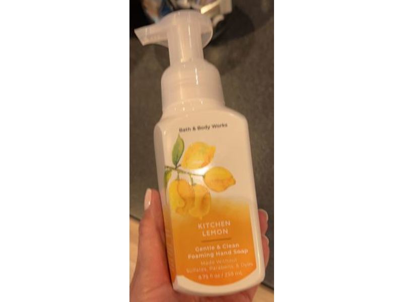 Bath & Body Works Gentle & Clean Foaming Soap, Kitchen Lemon, 8.75 fl oz