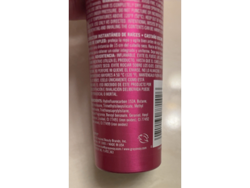 Everpro Gray Away Instant Root Cover Up Hair Color Spray, Dark Brown, 1.5 oz/42.5 g