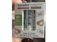 Aquaphor Lip Repair Stick, Coconut Oil, 0.17 oz/4.8 g, Pack Of 3 - Image 3