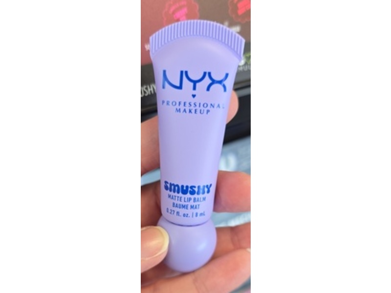NYX Professional Makeup Smushy Matte Lip Balm, Sugar Smush, 0.27 fl oz/8 mL