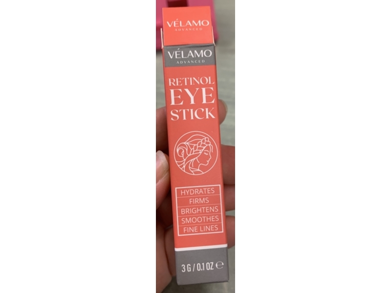 Velamo Advanced Retinol Eye Stick, Pink, 0.1 oz/3 g