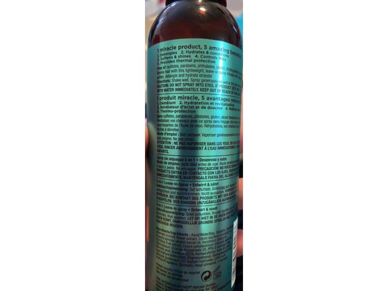 Hask Monoi Coconut Oil 5 In 1 Leave In Spray, 6 fl oz / 175 ml