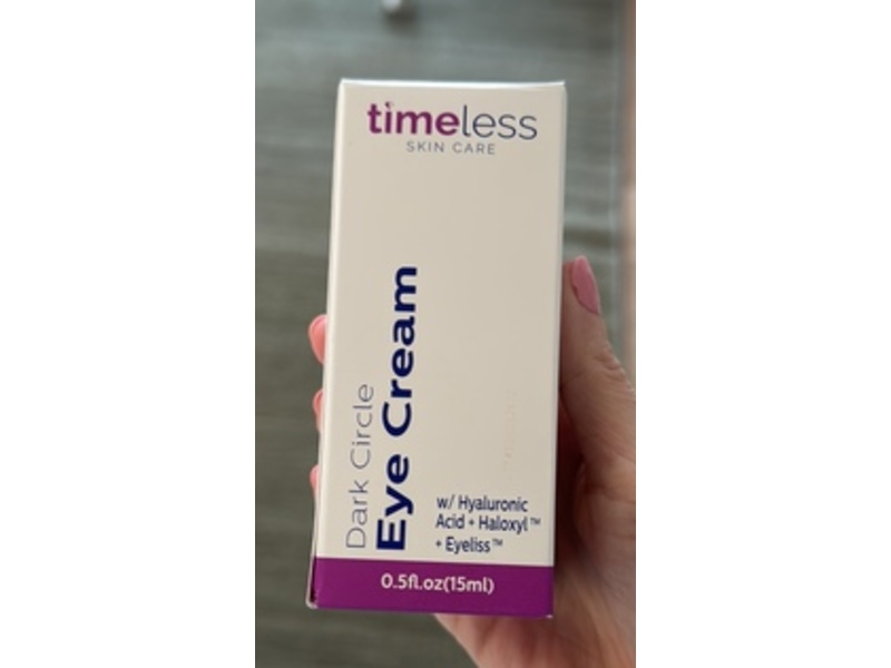 Timeless Skin Care Dark Circle Eye Cream, 0.5 fl oz/15 mL