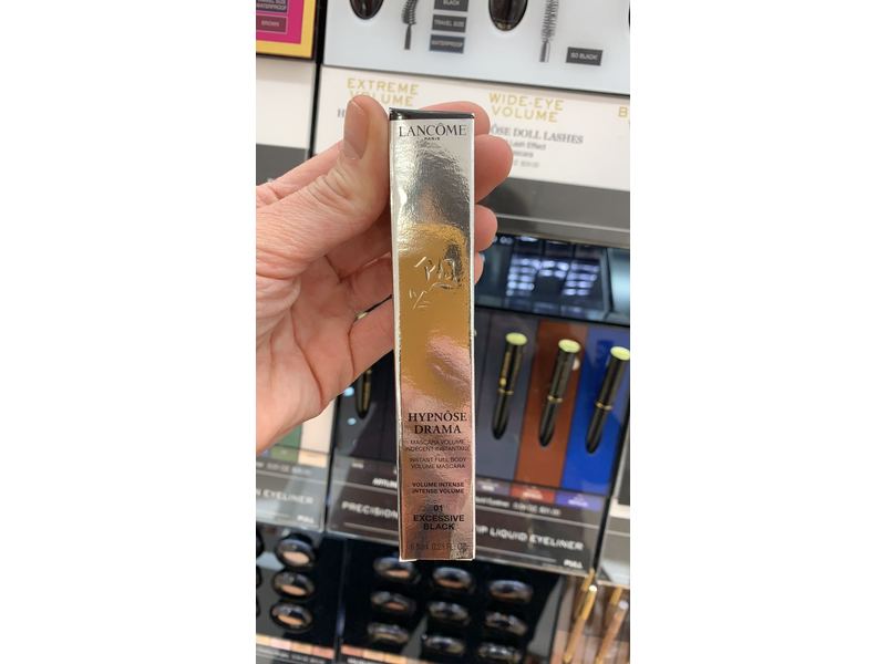Lancome Hypnose Drama Instant Full Body Volume Mascara, 01 Excessive Black, 0.21 fl oz/6.5 ml
