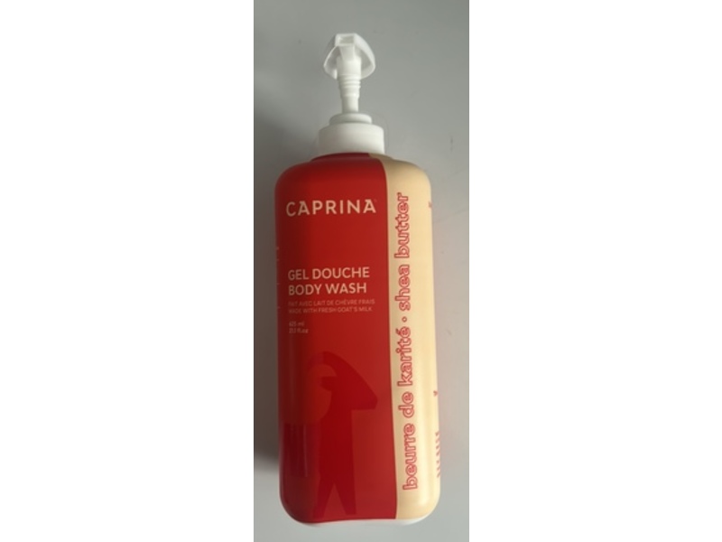 Caprina Gel Body Wash, Shea Butter, 21.5 fl oz/625 mL