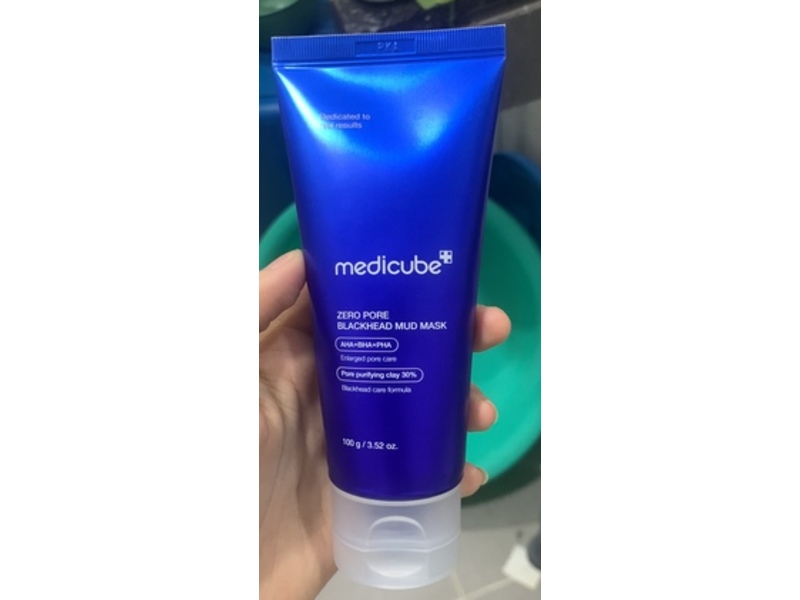 Medicube Zero Pore Blackhead Mud Mask, AHA+BHA+PHA, 3.52 oz/100 g