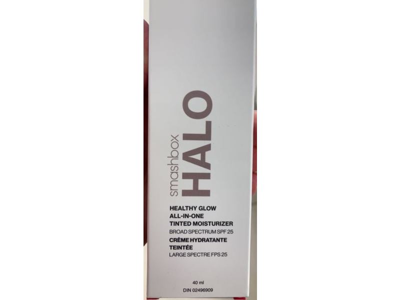 Smashbox Halo Healthy Glow All-In-One Tinted Moisturizer, SPF 25, Tan Dark, 1.4 oz/40 mL