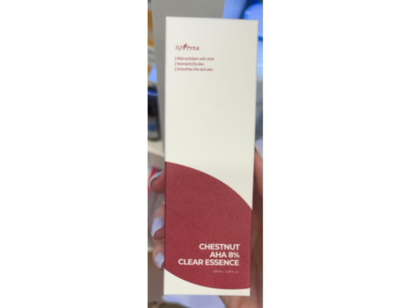 IsNtree Mild Exfoliant, Chestnut Aha Clear Essence, 3.38 fl oz/100 mL