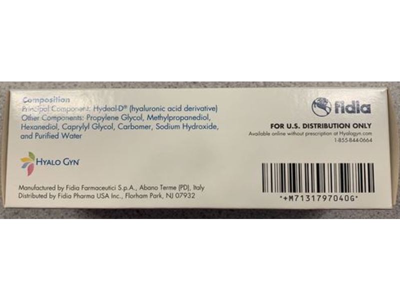 Hyalo Gyn Vaginal Hydrating Gel With Hydeal-D 0.2%, 30 g