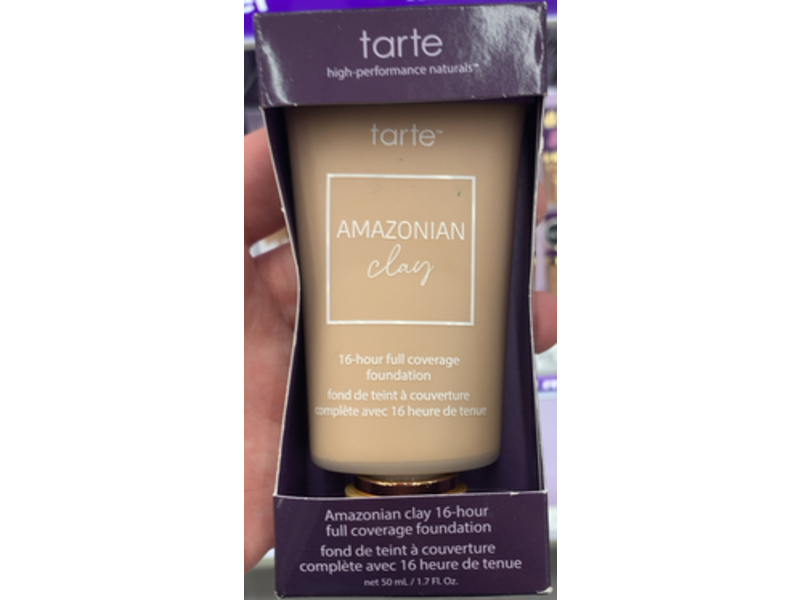 Tarte Amazonian Clay Foundation, Medium-Tan Sand, 1.7 fl oz/50 mL