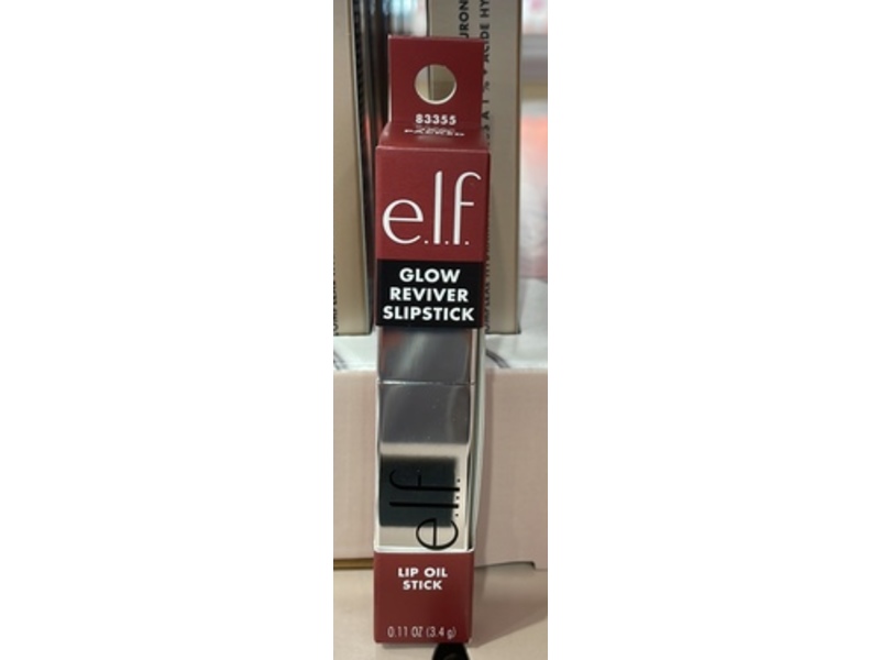 e.l.f. Glow Reviver Slipstick Lip Oil Stick, Jam Packed, 0.11 oz/3.4 g