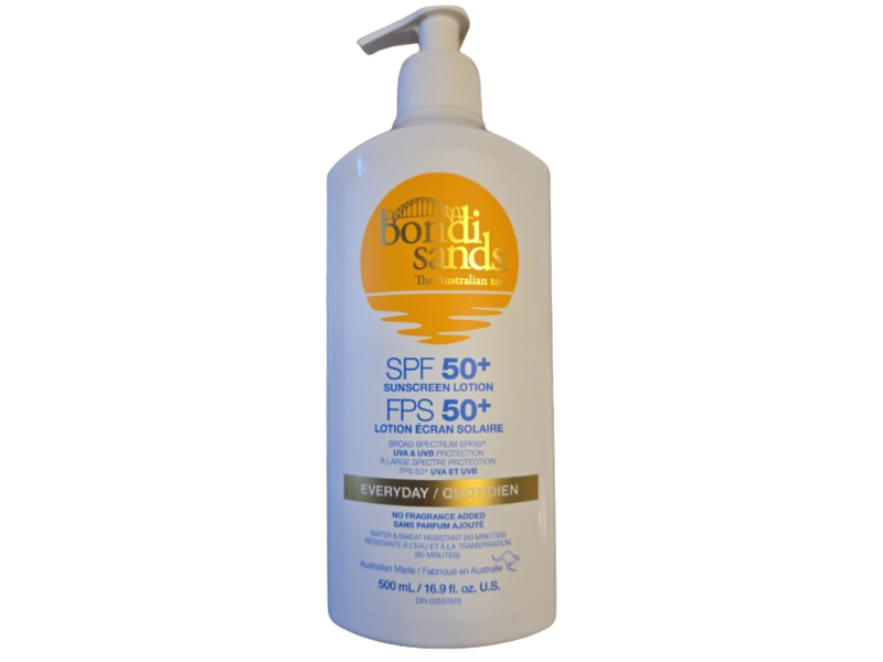 Bondi Sands Sunscreen Lotion, SPF 50+, Everyday/Quotidien, 16.9 fl oz/500 mL